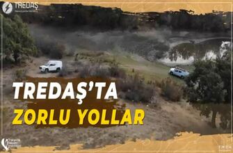 TREDAŞ'ta zorlu yollar ,off road sürüş eğitimleri ile aşılıyor!