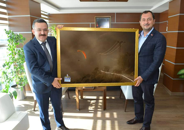 SÜLEYMANPAŞA BELEDİYE BAŞKANI YÜKSEL’DEN BİLGİLİ’YE ZİYARET