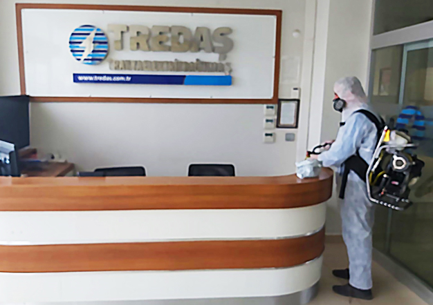 TREDAŞ’TA VİRÜSE KARŞI ÖNLEMLER ARTTIRILDI