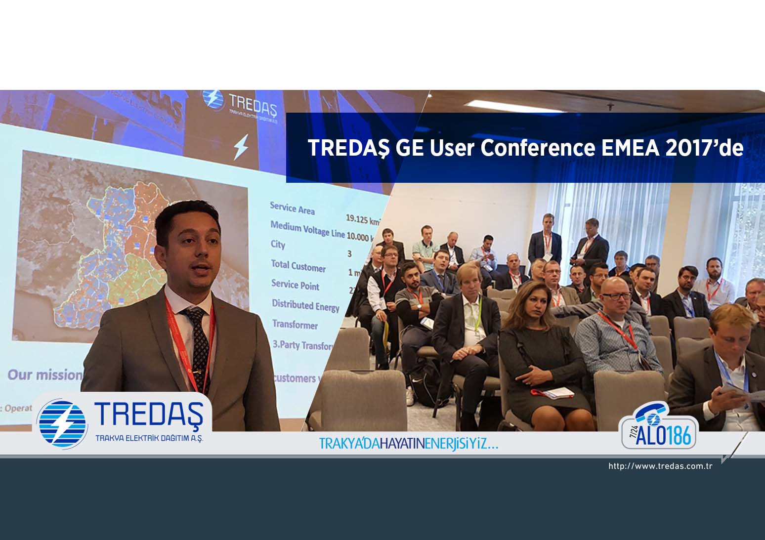 TREDAŞ, GE USER CONFERENCE EMEA 2017'DE BEĞENİ TOPLADI