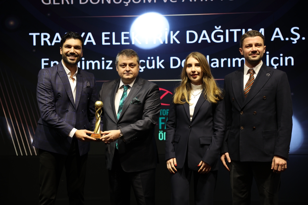 TREDAŞ’ın “Enerjimiz Küçük Dostlarımız İçin” Projesine Toplumsal Fayda Ödülü