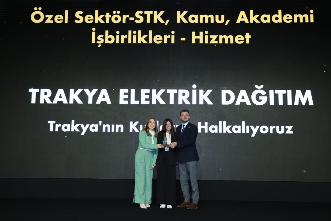 Sürdürülebilirlik Akademisi’nden TREDAŞ’a “İş Birliği” Ödülü